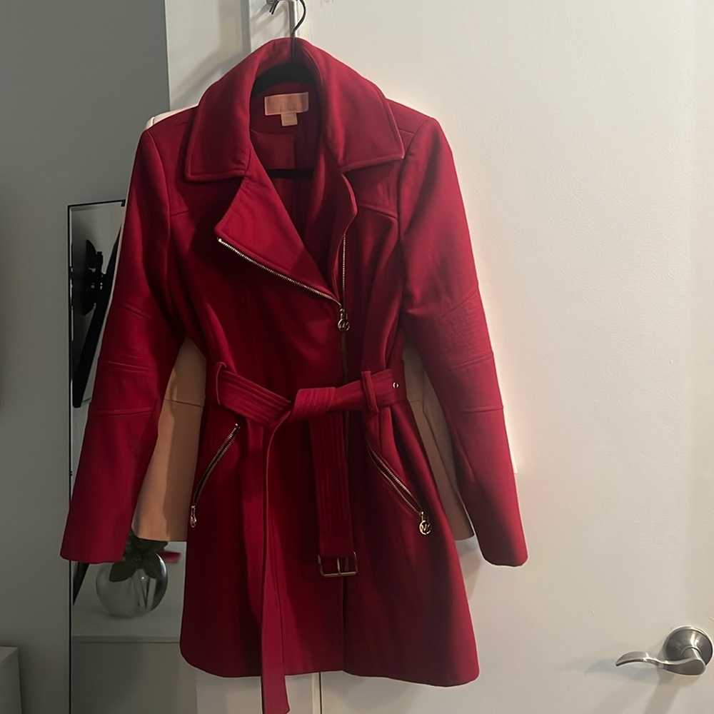 Michael kors red coat